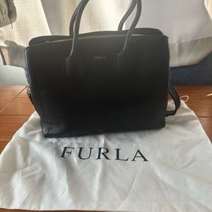 Furla Alba Black Tote Bag